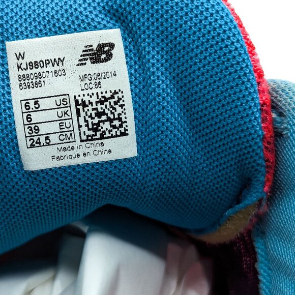 New Balance Women Fresh Foam 980 Multicolor Fabric Running Shoes Size 6.5 - Picture 8 of 11